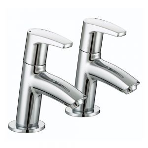 Bristan Orta Chrome Basin Pillar Taps