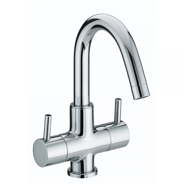 Bristan Prism Chrome Dual Lever Mono Basin Mixer Tap