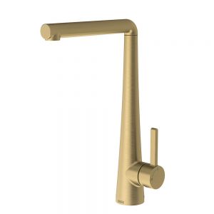 Bristan Pine Brushed Brass Mono Kitchen Mixer Tap with  Eco Start