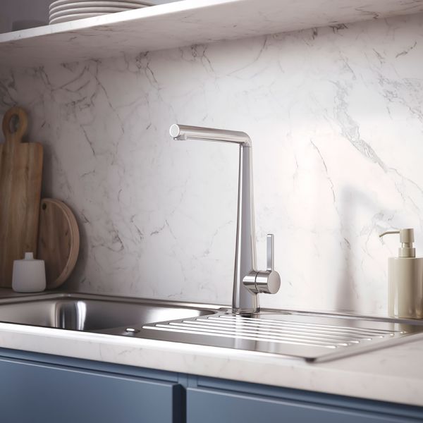 Bristan Pine Chrome Mono Kitchen Mixer Tap with Eco Start #3