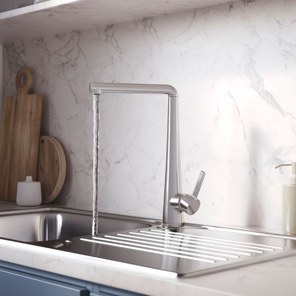 Bristan Pine Chrome Mono Kitchen Mixer Tap with Eco Start #4