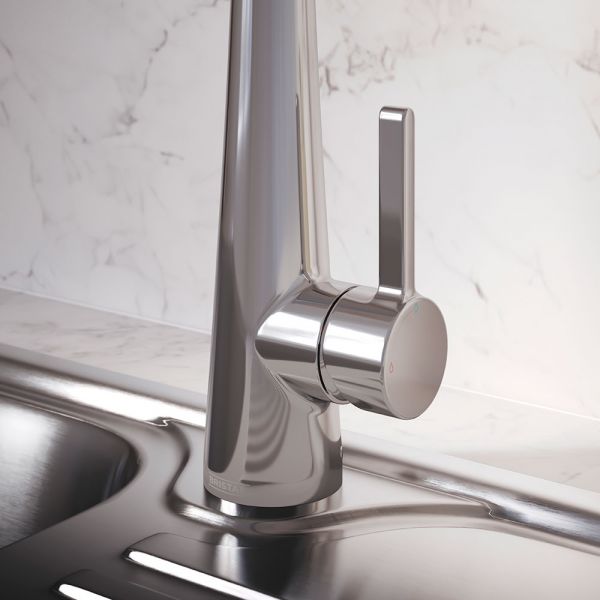 Bristan Pine Chrome Mono Kitchen Mixer Tap with Eco Start #5