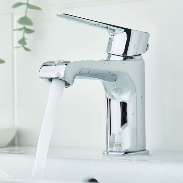 Bristan Polo Chrome Mono Basin Mixer Tap with Clicker Waste #4