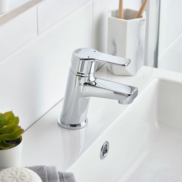 Bristan Pisa 2 Chrome Mono Basin Mixer Tap with Clicker Waste #4