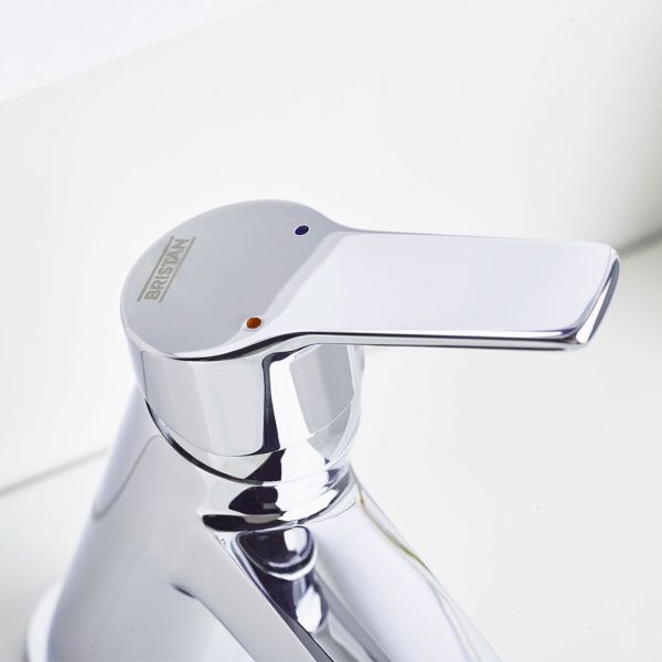 Bristan Pisa 2 Chrome Mono Basin Mixer Tap with Clicker Waste #5