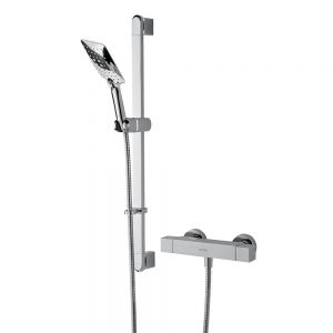 Bristan Qubo Bar Shower Valve With Multi Function Handset and Kit