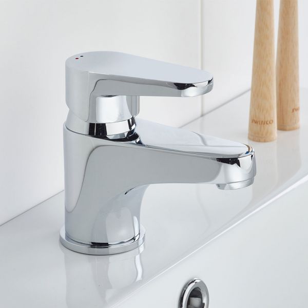 Bristan Quest Chrome Mono Basin Mixer Tap with Clicker Waste #2