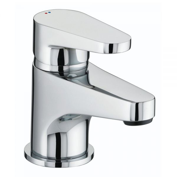 Bristan Quest Chrome Mono Basin Mixer Tap with Clicker Waste
