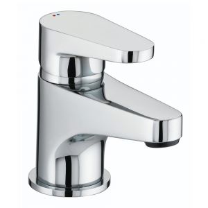 Bristan Quest Chrome Mono Basin Mixer Tap with Clicker Waste