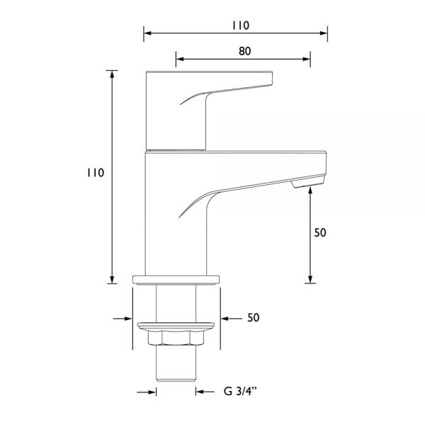 Bristan Quest Chrome Bath Pillar Taps #2