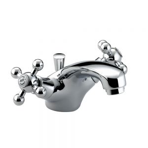 Bristan Regency Chrome Mono Basin Mixer Tap with Pop Up Waste