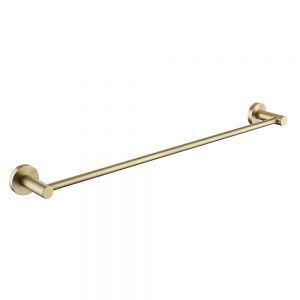 Bristan Round Brushed Brass Towel Rail RD RAIL BB