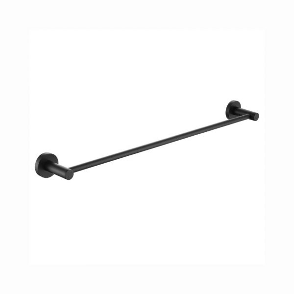 Bristan Black Round 600mm Towel Rail RD RAIL BLK