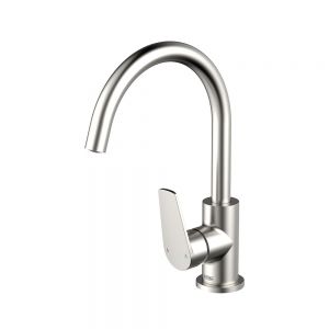 Bristan Raspberry Stainless Steel Easy Fit Mono Kitchen Mixer Tap RSP EFSNK SS