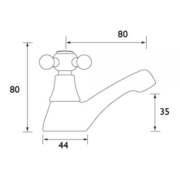 Bristan Regency Chrome Basin Pillar Taps #2
