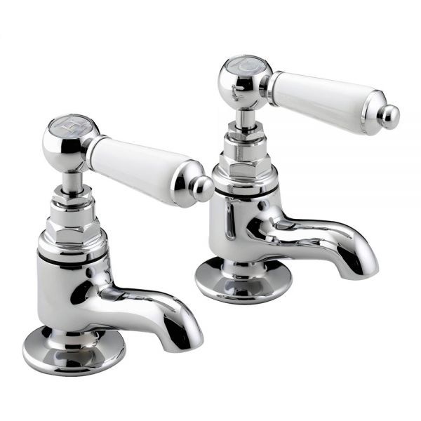 Bristan Renaissance2 Vanity Chrome Basin Pillar Taps