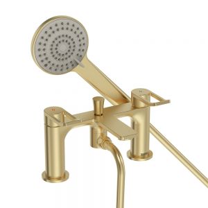 Bristan Saffron Brushed Brass Bath Shower Mixer Tap