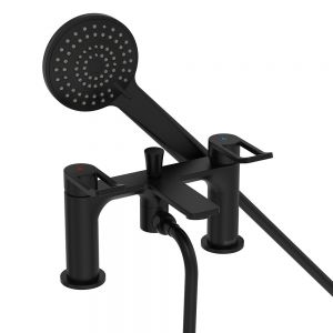 Bristan Saffron Black Bath Shower Mixer Tap