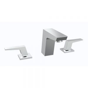 Bristan Sail Chrome Deck Mounted 3 Hole Basin Mixer Tap
