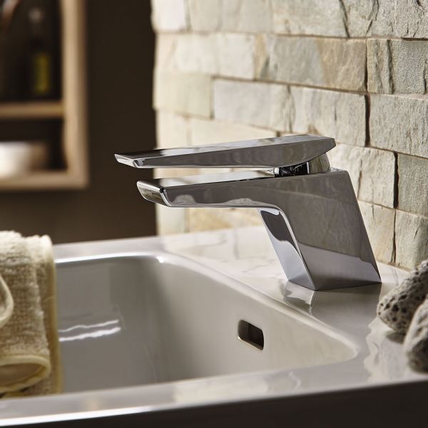 Bristan Sail Chrome Mono Basin Mixer Tap with Clicker Waste #2