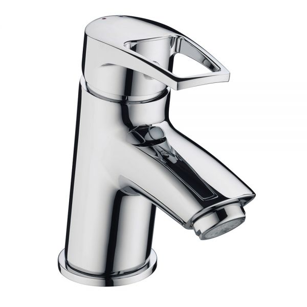 Bristan Smile Chrome Mono Basin Mixer Tap with Clicker Waste