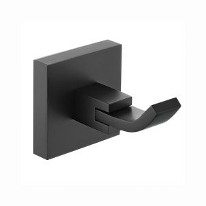 Bristan Black Square Single Robe Hook SQ HOOK BLK