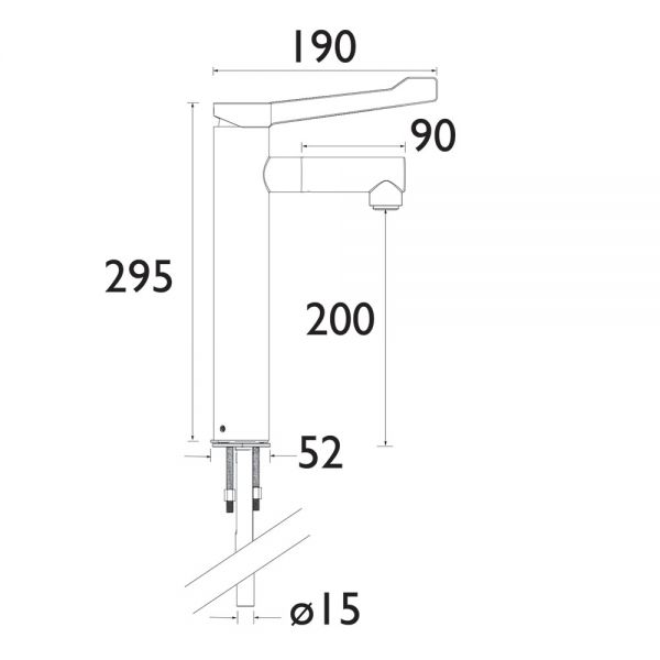 Bristan Solo Chrome Tall Basin Mixer Tap #2