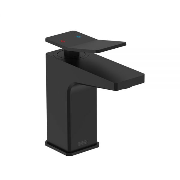 Bristan Tangram Black 1 Hole Bath Filler Tap