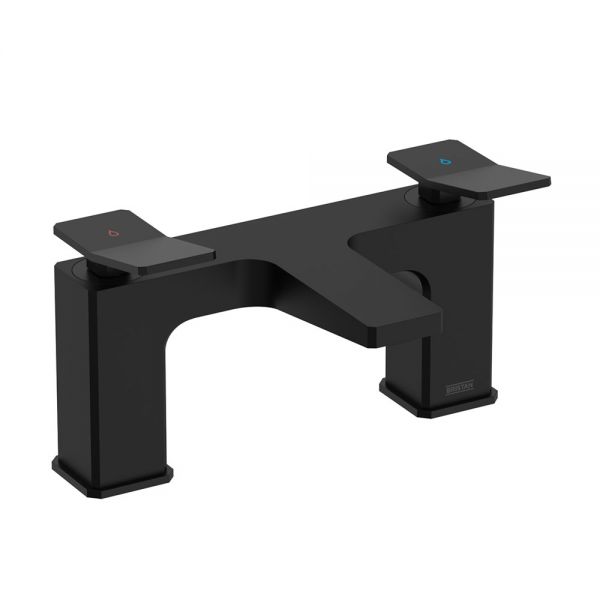Bristan Tangram Black Bath Filler Tap