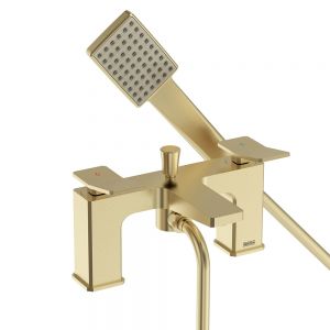 Bristan Tangram Brushed Brass Bath Shower Mixer Tap