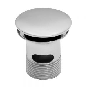 Bristan Round Slotted Clicker Basin Waste Chrome W BASIN16 C