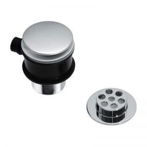 Bristan Bath Clicker Waste Slotted Chrome W BATH12 C