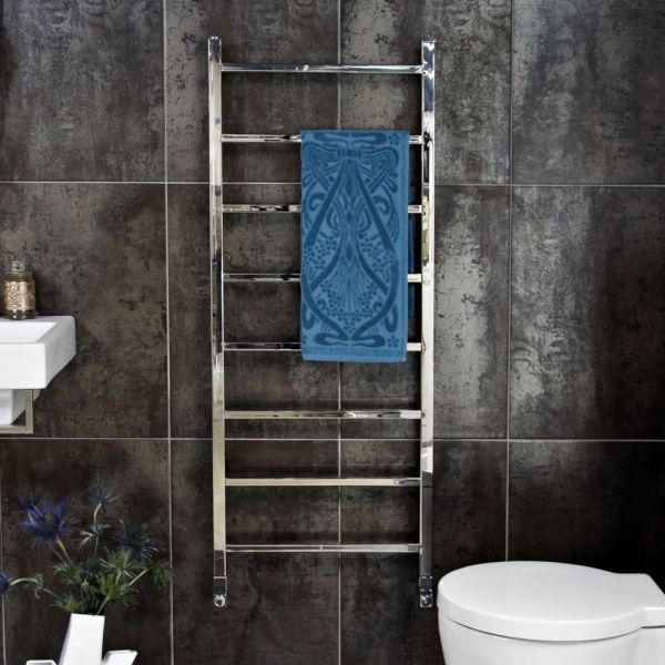 JIS Sussex Brunswick Square 1250mm x 520mm Designer Stainless Steel Towel Rail #3