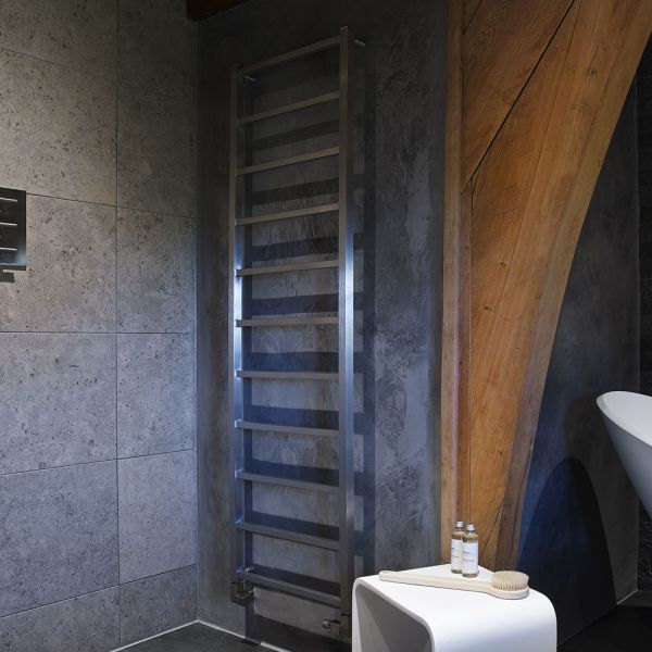 JIS Sussex Brunswick Square 1650mm x 520mm Designer Stainless Steel Towel Rail #2