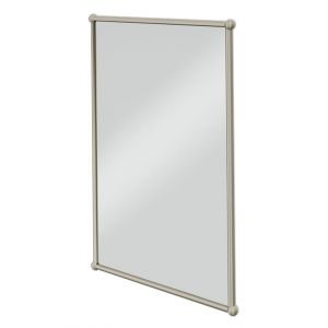 Burlington Brushed Nickel Framed Rectangular Mirror 500 x 700mm