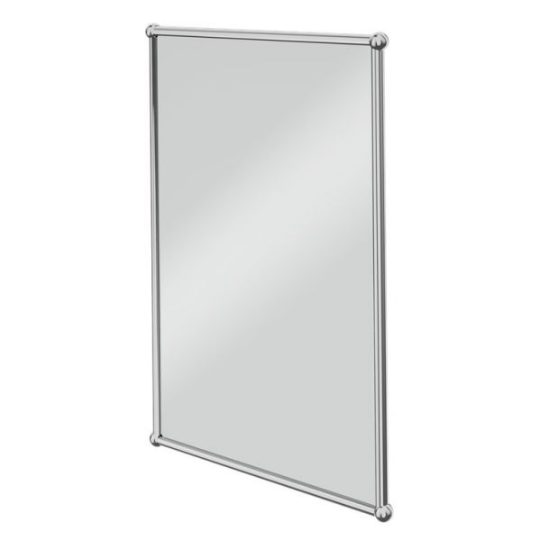 Burlington Chrome Framed Rectangular Mirror 500 x 700mm