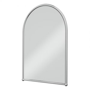 Burlington Chrome Framed Arched Mirror 500 x 700mm