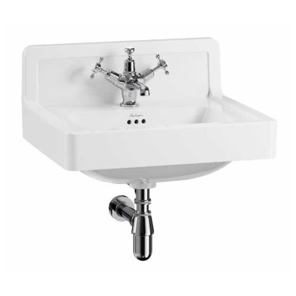 Burlington 560mm Wall Hung Upstand Basin B1 UP 1TH