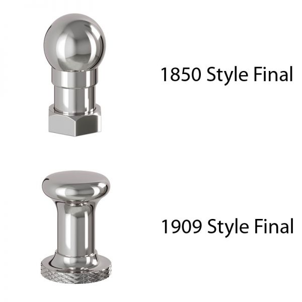 Burlington Classique Brushed Nickel Hinged Bath Screen 1500 x 850mm #3