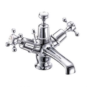 Burlington Claremont Chrome Mono Basin Mixer Tap with Pop Up Waste