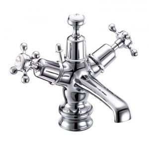 Burlington Claremont Regent Chrome Mono Basin Mixer Tap with Pop Up Waste