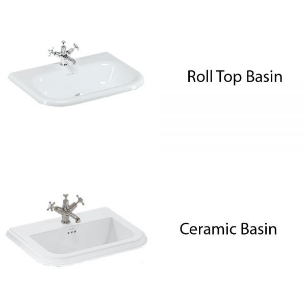 Burlington Chalfont 1000 Grey Wall Hung Vanity Unit and Basin #4