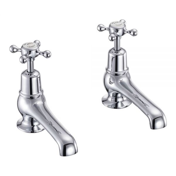 Burlington Claremont Chrome Basin Pillar Taps