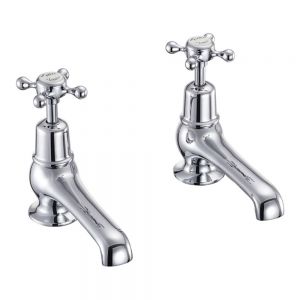 Burlington Claremont Chrome Basin Pillar Taps