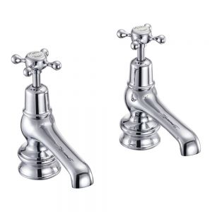 Burlington Claremont Regent Chrome Basin Pillar Taps