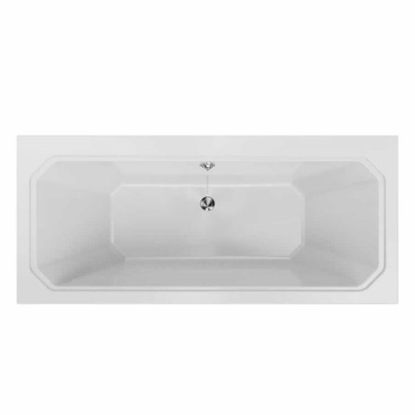 Burlington Arundel Cleargreen 1700 x 750 Double Ended Bath