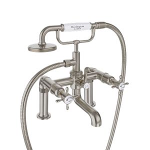 Burlington Guild Brushed Nickel Bath Shower Mixer Tap