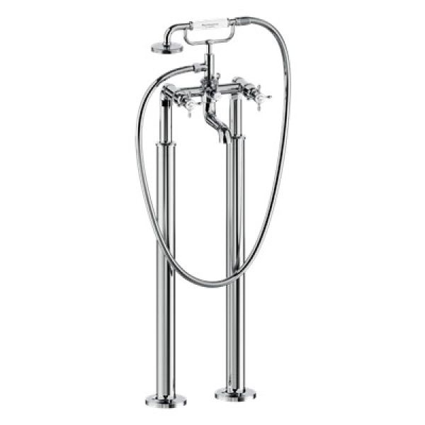 Burlington Guild Chrome Floor Standing Bath Shower Mixer Tap