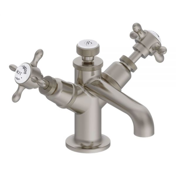 Burlington Guild Brushed Nickel Mono Basin Mixer Tap