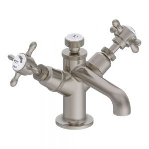 Burlington Guild Brushed Nickel Mono Basin Mixer Tap